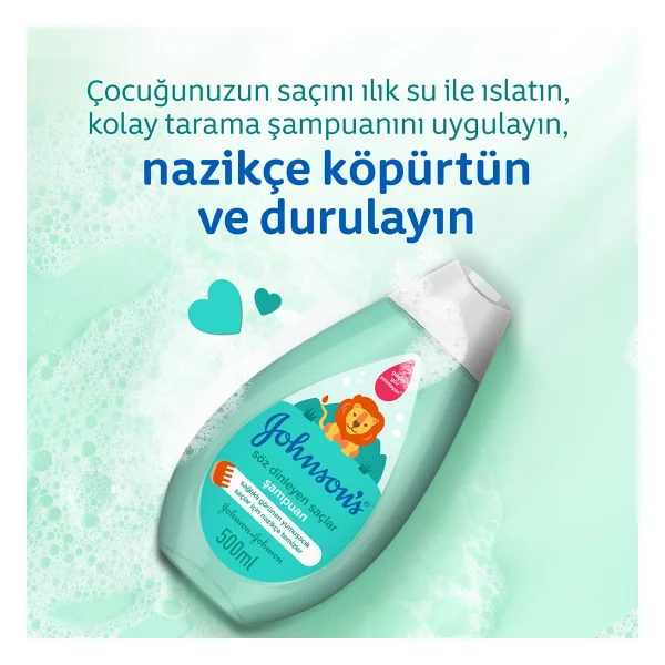 Johnson's Baby Söz Dinleyen Saçlar Bebek Şampuanı 200 Ml - Görsel 3