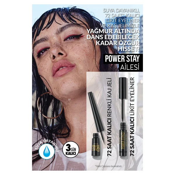 Avon Power Stay Uzun Süre Kalıcı Likit Eyeliner- Cherry Red - Görsel 4