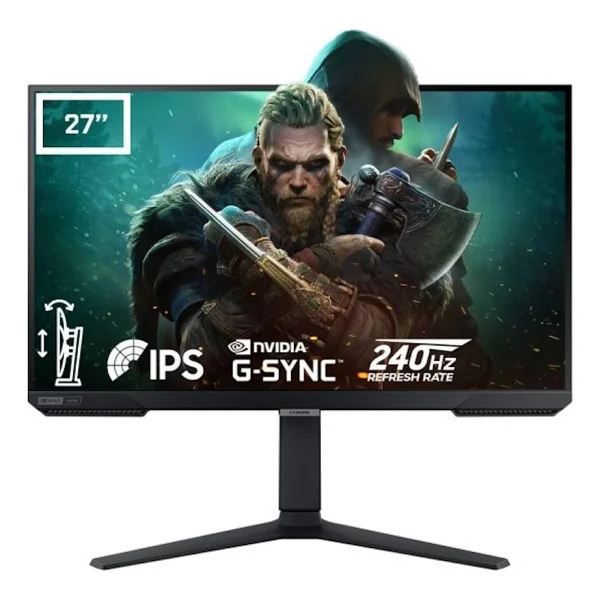 Samsung Odyssey G4 Ls27bg400euxuf 27" 1 Ms Full HD Pivot Ips 240 Hz Oyuncu Monitörü - Görsel 10