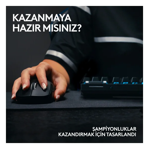 Logitech G Pro X Tkl RGB Tactile Switch Kablolu/Kablosuz Mekanik Oyuncu Klavyesi - Görsel 6