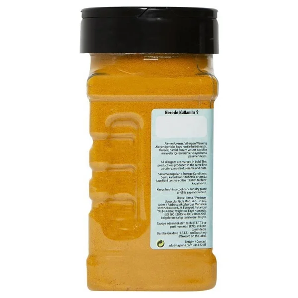 Hayfene Zerdeçal Toz 180 Gr - Görsel 3
