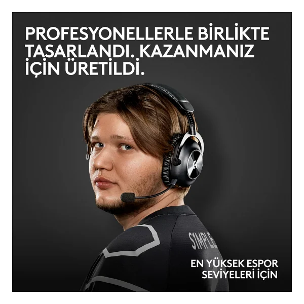 Logitech G Pro X 2 Lightspeed 7.1 Kablolu/Kablosuz Kulak Üstü Oyuncu Kulaklığı - Görsel 2