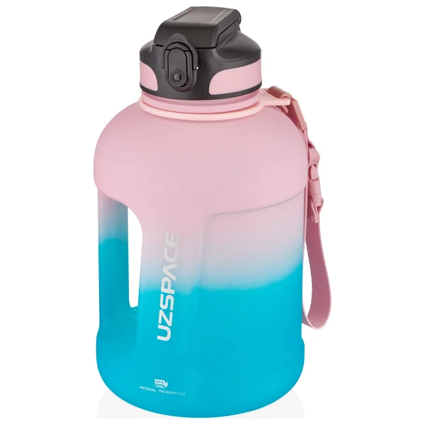 Uzspace 3067 Çift Renk 1700 Ml Motivasyon Matarası - Görsel 6