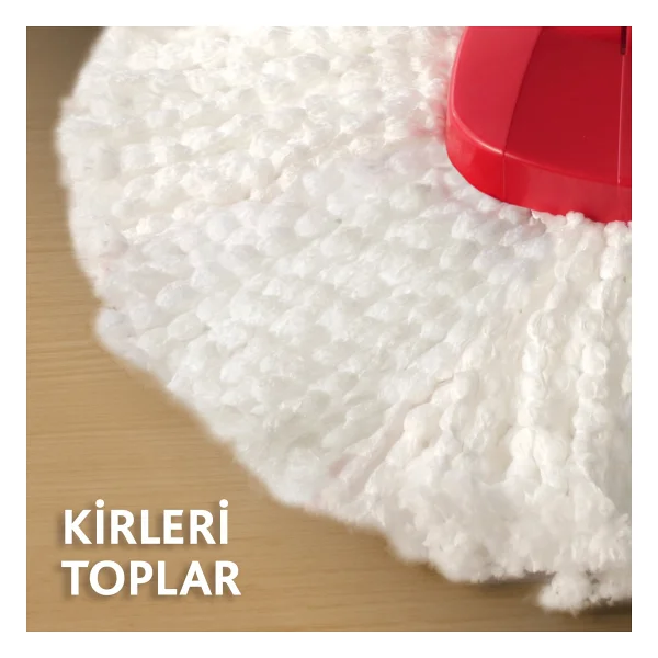 Vileda Turbo Üçgen Başlık Mikrofiber Yedek Paspas 2 Paket - 2'li - Görsel 3