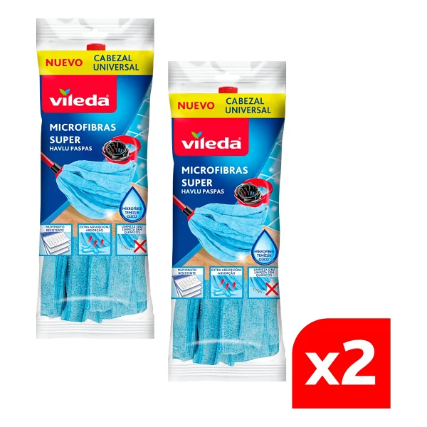 Vileda 2'li %100 Mikrofiber Havlu Paspas Uzunluk Ve Ölçü Özellikleri İle Temizlikte Etkili - Görsel 6