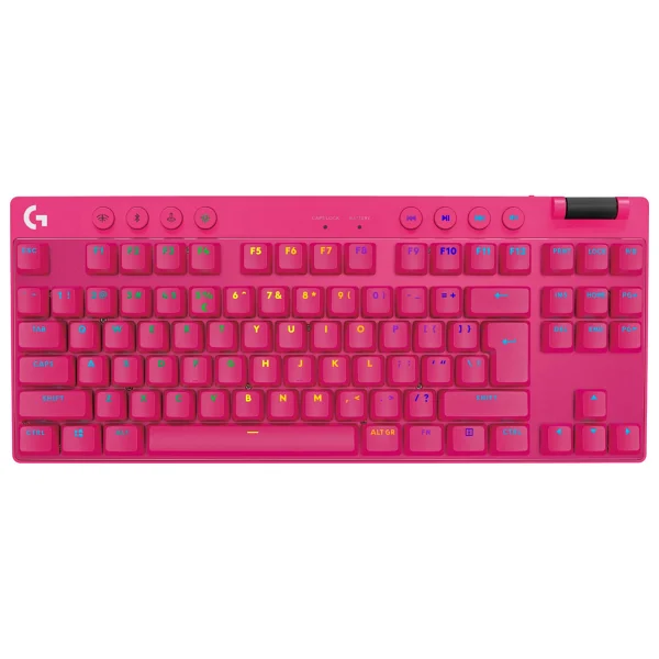 Logitech G Pro X Tkl 920-012159 Pembe RGB Tactile Switch Kablolu/Kablosuz Mekanik Oyuncu Klavyesi - Görsel 9