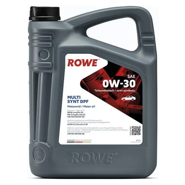 Rowe Hightec Multi Synt 0w-30 Dpf 5 Lt Motor Yağı - Görsel 3