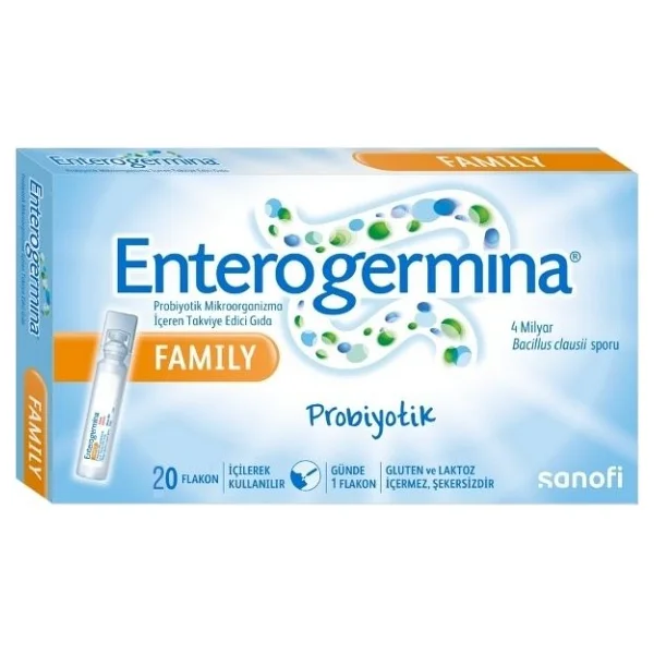 Enterogermina Family Probiyotik 20 Flakon Türkiye Menşeli Yetişkin Kullanımı İçin Uygun - Görsel 9