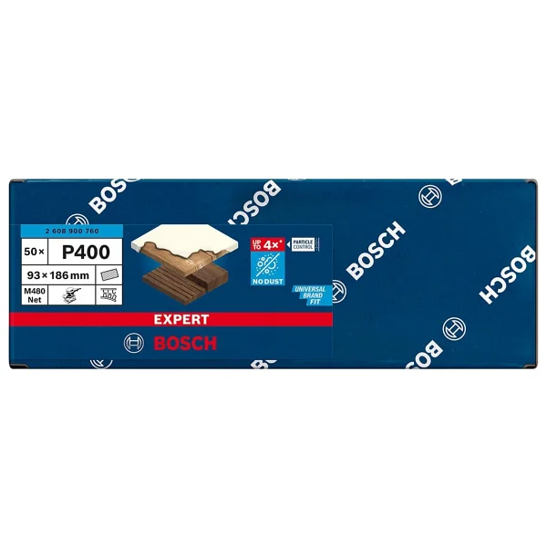 Bosch M480 93x186 Mm 400 Kum Elek Telli Ağ Zımpara 2608900760 - Görsel 2