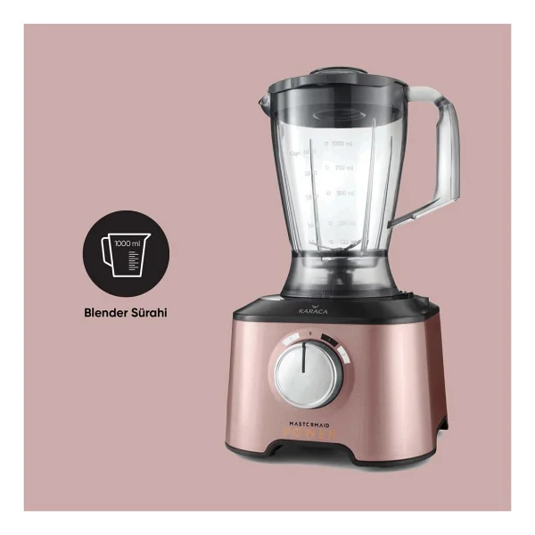 Karaca Mastermaid Power Multifunctional 10in1 Rosegold 2000 W Gıda Hazırlama Seti - Görsel 5