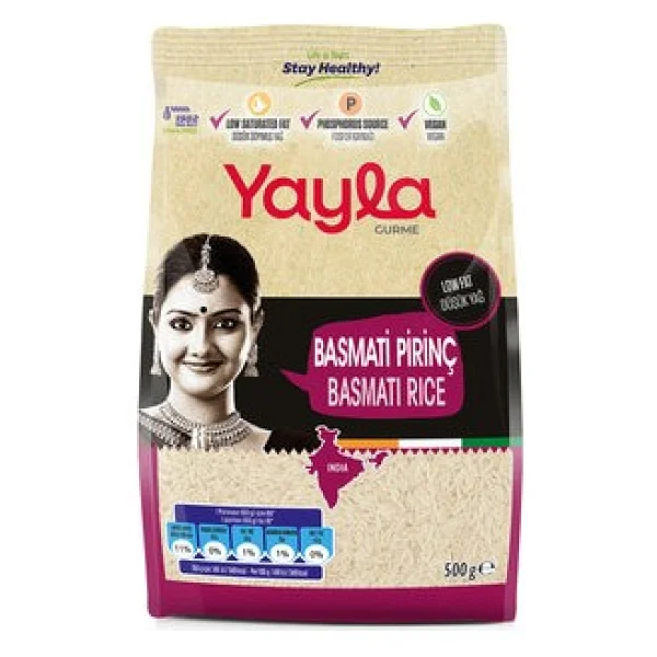 Yayla Gurme Basmati Pirinç 500 Gr - Görsel 2