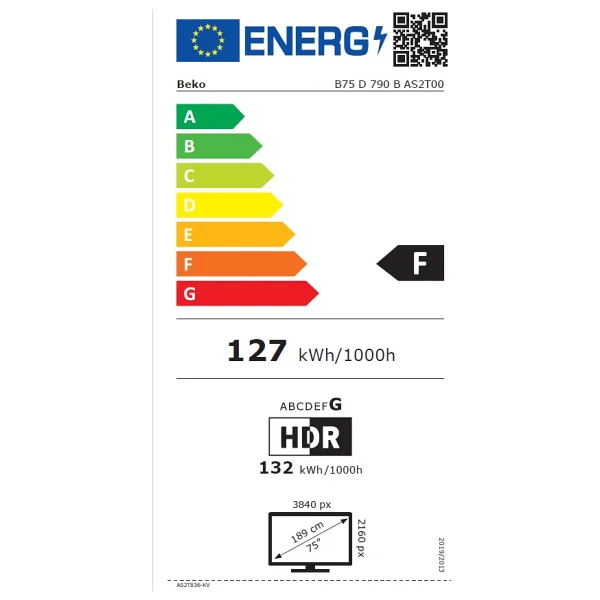 Beko Crystal 7 B75 D 790 B 4K Ultra HD 75" 190 Ekran Uydu Alıcılı Android Smart LED TV - Görsel 5