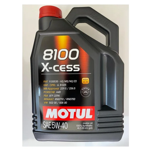 Motul 8100 X-Cess 5w-40 4 Lt Motor Yağı - Görsel 6