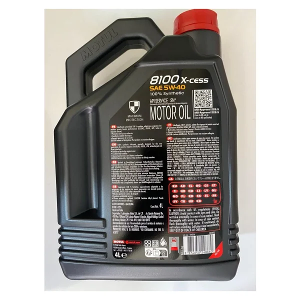 Motul 8100 X-Cess 5w-40 4 Lt Motor Yağı - Görsel 7