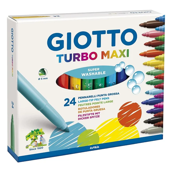 Giotto Turbo Maxi 24'lü Keçeli Kalem Seti - Görsel 5