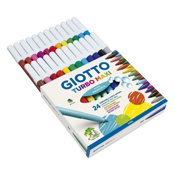 Giotto Turbo Maxi 24'lü Keçeli Kalem Seti - Görsel 2