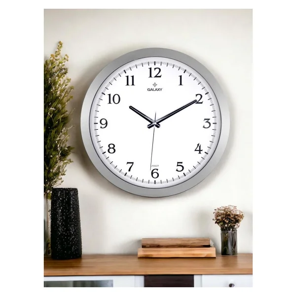 Galaxy 1964-K Serisi Lüx Premium Klasik Ofis Ve Duvar Saati 35 Cm Gri - Görsel 2