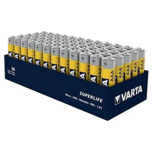 Varta Super Heavy Duty 60'lı Çinko Karbon Aaa İnce Kalem Pil - Görsel 5