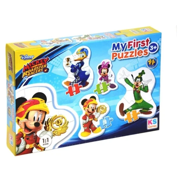 Ks Games Mickey Mouse My First 4 İn 1 Puzzle Mch10304 - Görsel 2