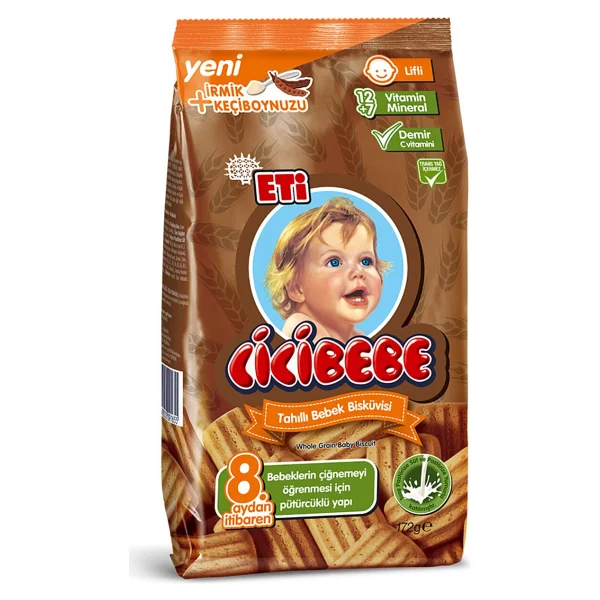 Eti Cicibebe Vitaminli Bebek Ekmeği 125 Gr X 5 Adet - Görsel 3