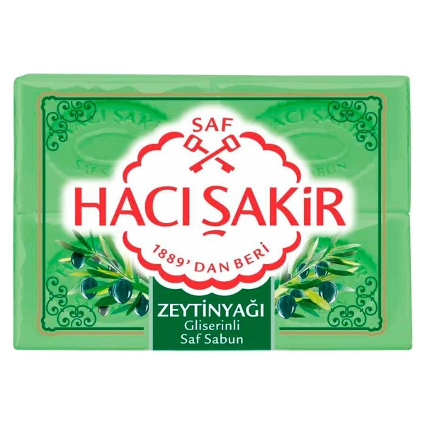 Hacı Şakir Zeytinyağı Gliserinli Saf 4x125 Gr Duş Sabunu - Görsel 2