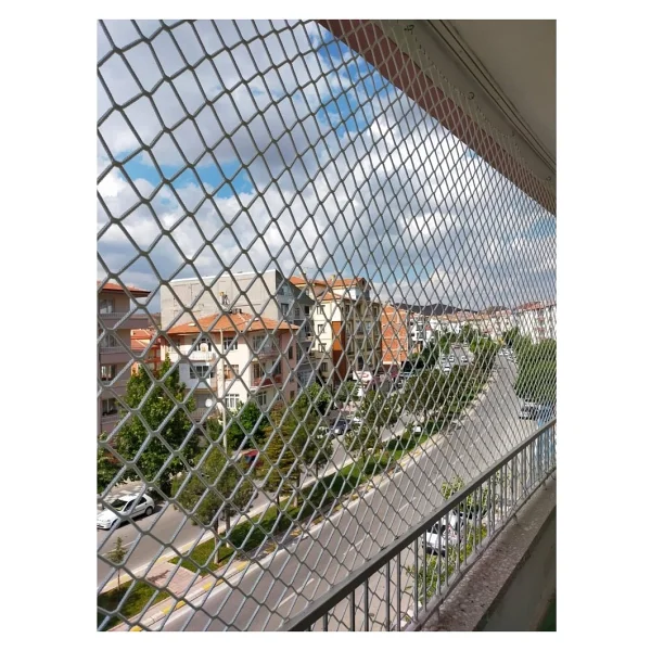 KONAK FİLE Çocuk Güvenlik Filesi, Balkon Filesi 5x5 (2.5metrex6metre) - Görsel 3