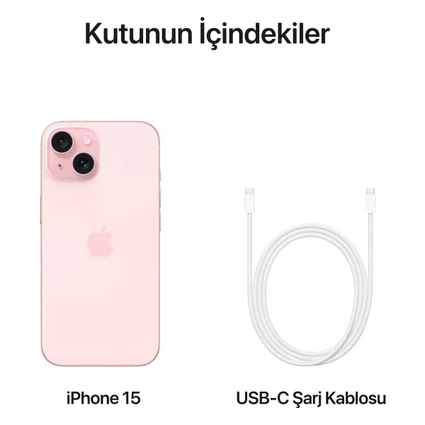 iPhone 15 256 GB Pembe - Görsel 9