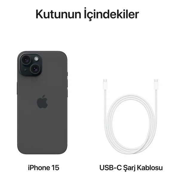 iPhone 15 256 GB Siyah - Görsel 9