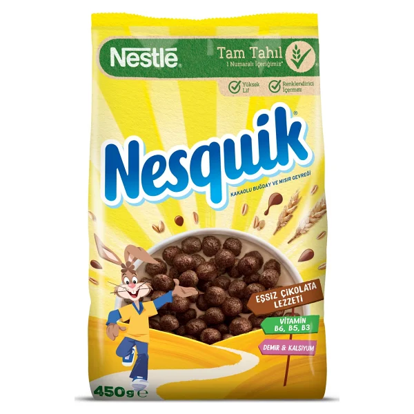 Nesquik Çikolatalı Mısır Gevreği 450 Gr - Görsel 2