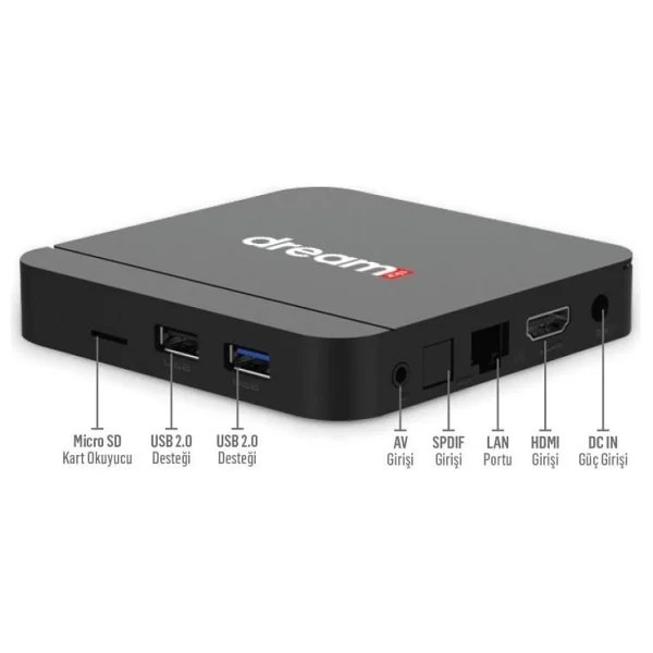 Dreamstar İ6 64 GB 6k Android TV Box - Görsel 3