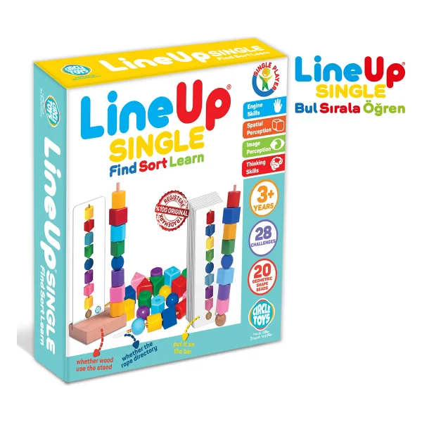 Circle Toys Line Up Bul Sırala Öğren - Görsel 5