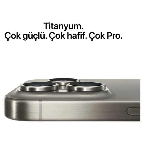 iPhone 15 Pro 128 GB Natürel Titanyum - Görsel 7