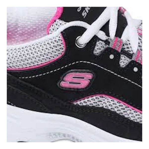 Skechers D'lites Biggest Fan 11930 Bkw Siyah-Beyaz Kadın Spor Ayakkabı - Görsel 4