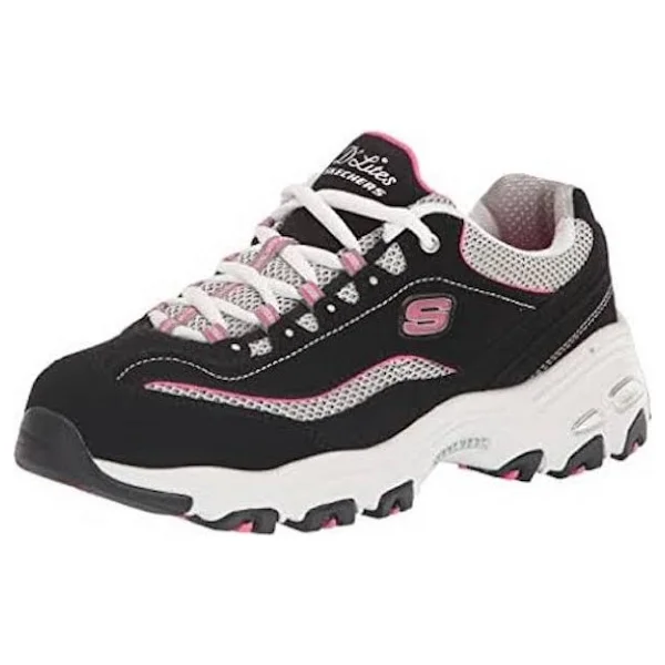 Skechers D'lites Biggest Fan 11930 Bkw Siyah-Beyaz Kadın Spor Ayakkabı - Görsel 5