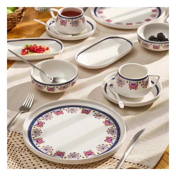 Emsan Ethnic Pink 32 Parça 6 Kişilik Kahvaltı Takımı - Görsel 6