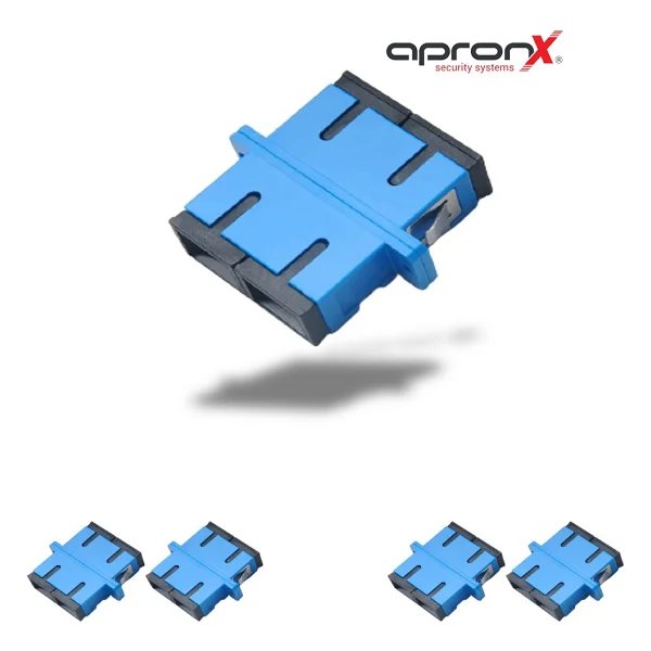 Apronx 5 Adet Sc-Sc Sm Dx Fiber Optik Adaptör - Görsel 2