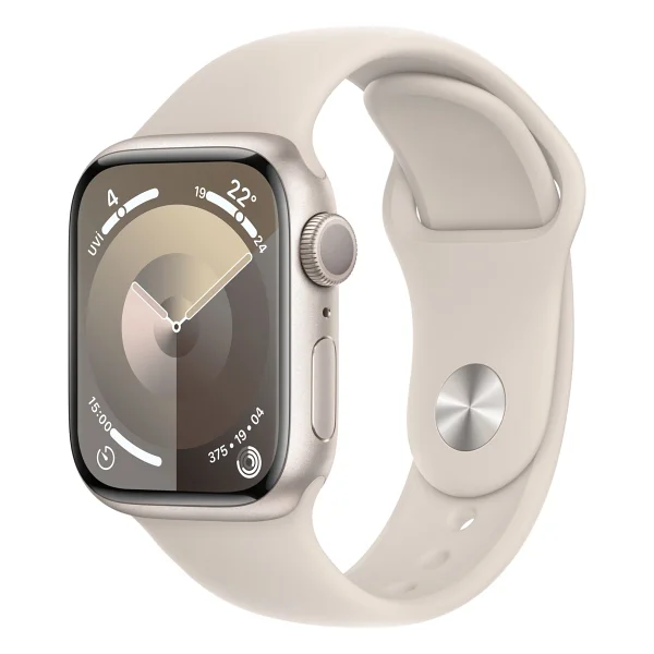 Apple Watch Series 9 GPS 41mm Kırmızı Alüminyum Kasa Ve Kırmızı Spor Kordon Akıllı Saat - Görsel 9