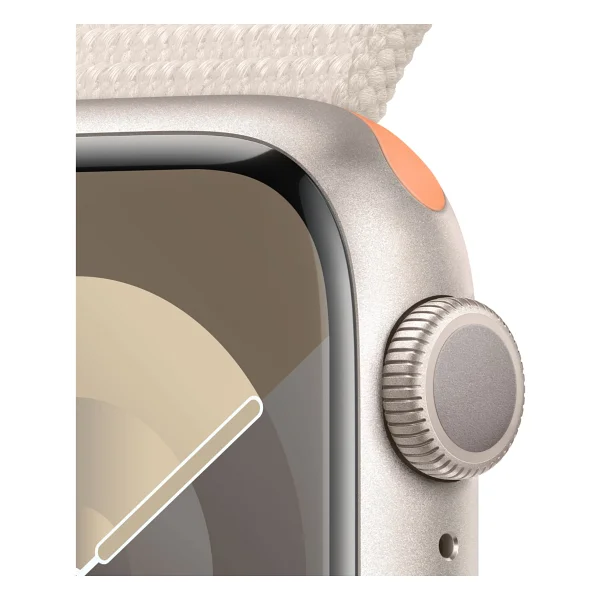 Apple Watch Series 9 GPS 41mm Yıldız Işığı Alüminyum Kasa Ve Yıldız Işığı Spor Loop Kordon Akıllı Saat - Görsel 3