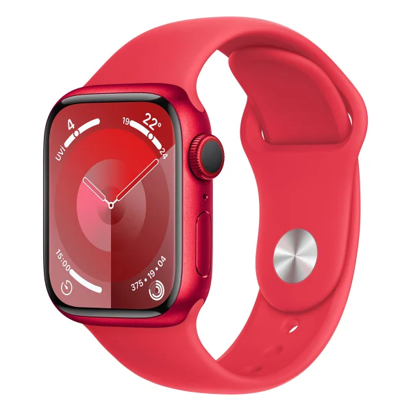 Apple Watch Series 9 GPS + Cellular 41mm Alüminyum Kasa Spor Kordon Akıllı Saat - Görsel 6