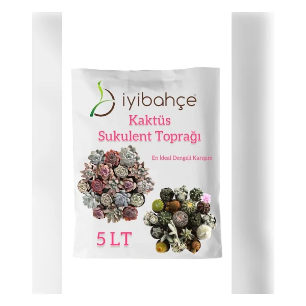 İyibahçe Kaktüs-Sukulent Toprağı 5 Lt - Görsel 4
