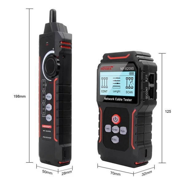Noyafa Nf-8209s Ağ Kablo Bulucu Test Cihazı - Görsel 4