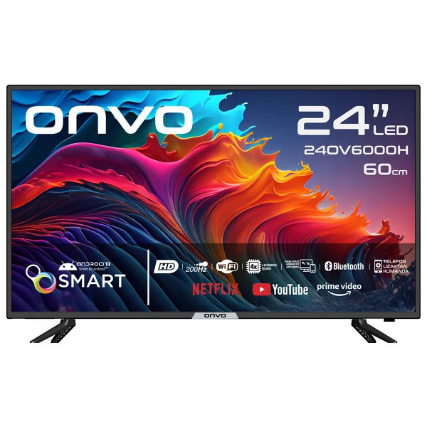 Onvo 32ov6000h HD 32" 82 Ekran Uydu Alıcılı Android Smart LED TV - Görsel 5