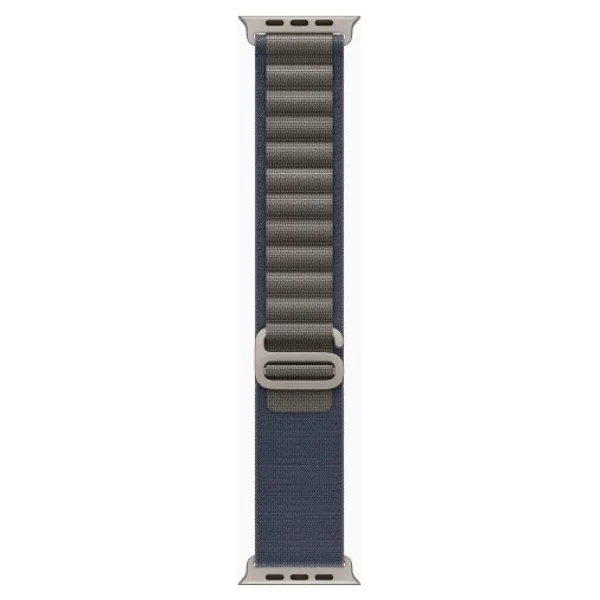 Apple Watch Ultra 2 GPS + Cellular 49mm Natürel Titanyum Kasa Ve Mavi-Alpine Loop Kordon Akıllı Saat - Görsel 3
