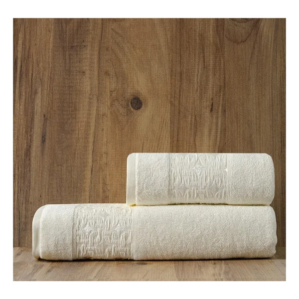 Soley Oppolo Extra Yumuşak Pamuklu Eponj 2'li Havlu Seti - 70 X 140 Cm - 50 X 90 Cm - Gri - Görsel 6