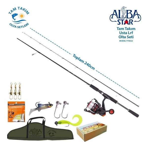 Alba Star Tam Takım Usta Lrf Olta Seti Tts022 - 240cm - Görsel 5