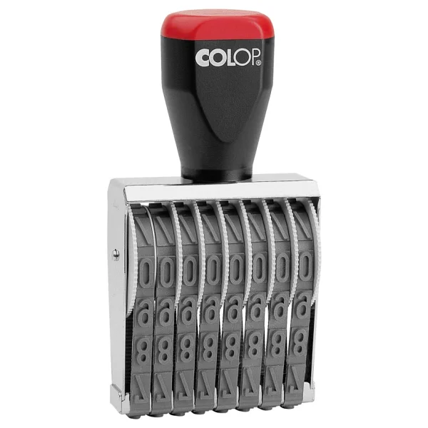 Colop 09008 Bandlı Numaratör - 9mm/8 Haneli - Görsel 2