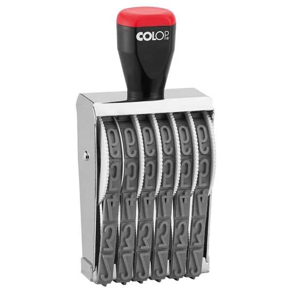 Colop 018006 Bandlı Numaratör - 18MM/6 Haneli - Görsel 2