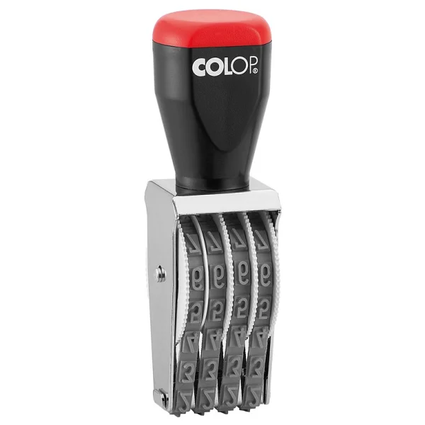 Colop 07004 Bandlı Numaratör - 7mm/4 Haneli - Görsel 2