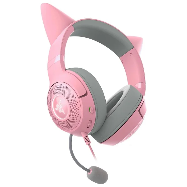 Razer Kraken Kitty V2 RZ04-04730200-R3M1 RGB 7.1 USB Kablolu Kulak Üstü Oyuncu Kulaklığı - Görsel 5