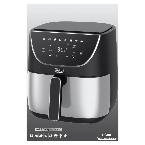 Goldmaster Problack P600 5.7 Lt Yağsız Fritöz - Görsel 6